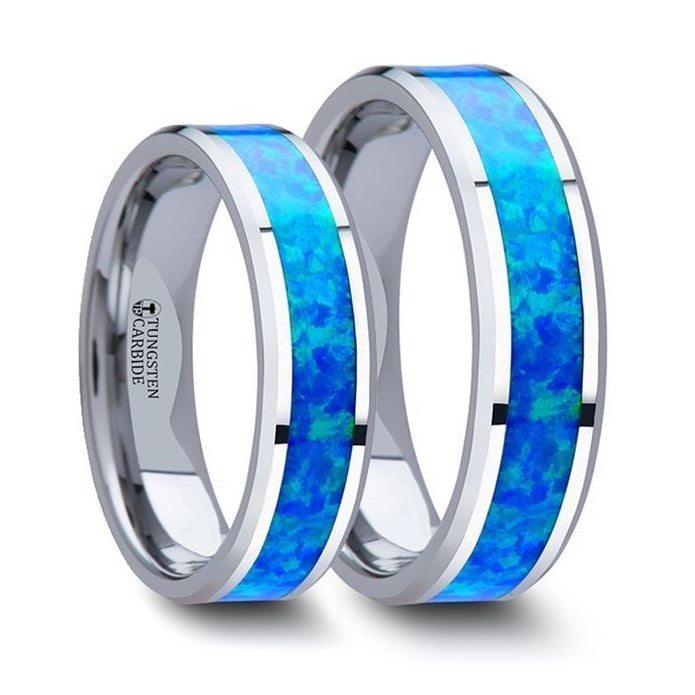 Tungsten - Titanium Ring Comparison