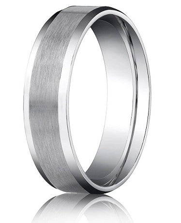 MB1236-18K White Gold Wedding Ring